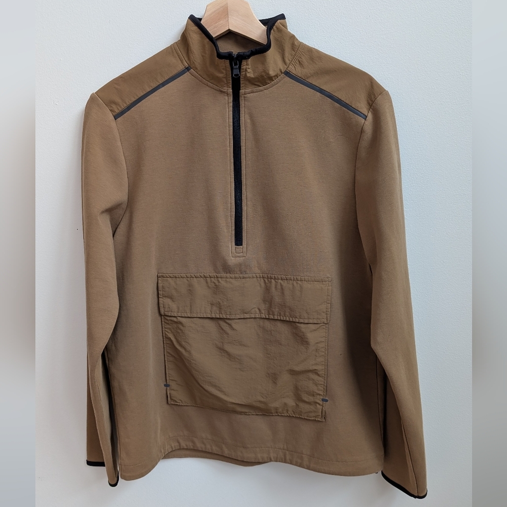 Old Navy Tan Dynamic Fleece Pullover Size Medium